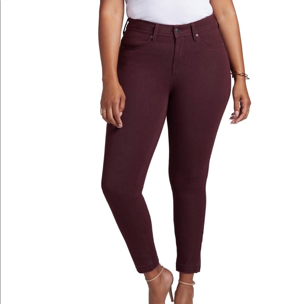 NEW NYDJ Boost Release Hem skinny Jeans